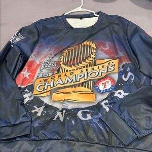 Source Unknown World Series Champions Jacket - Blue and Red